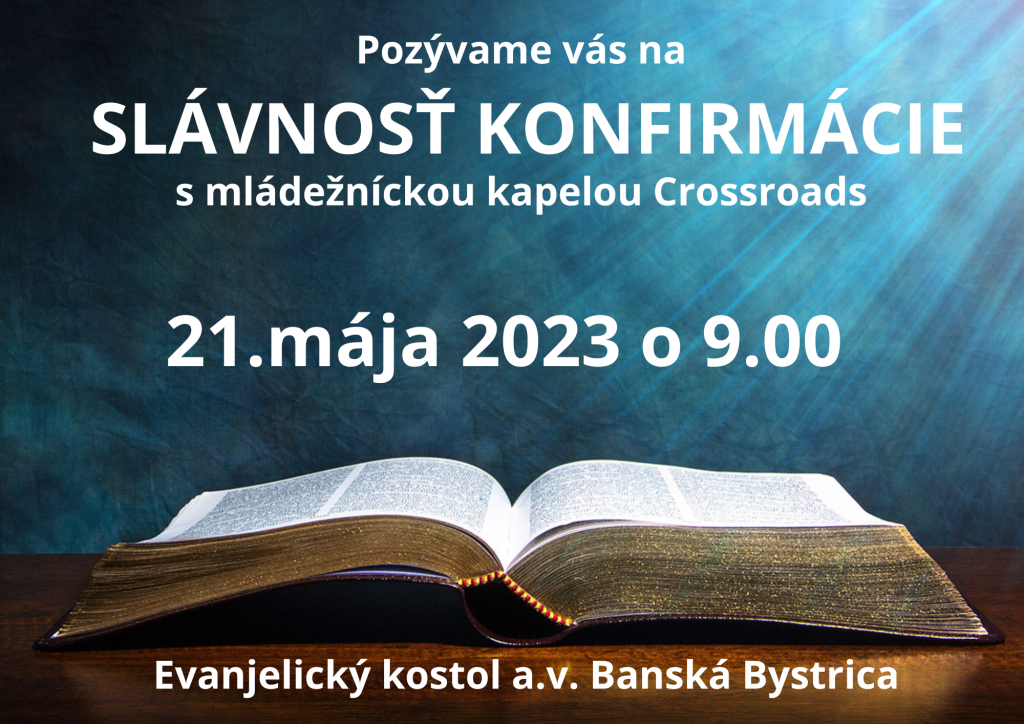 Slávnosť konfirmácie, 21.5.2023