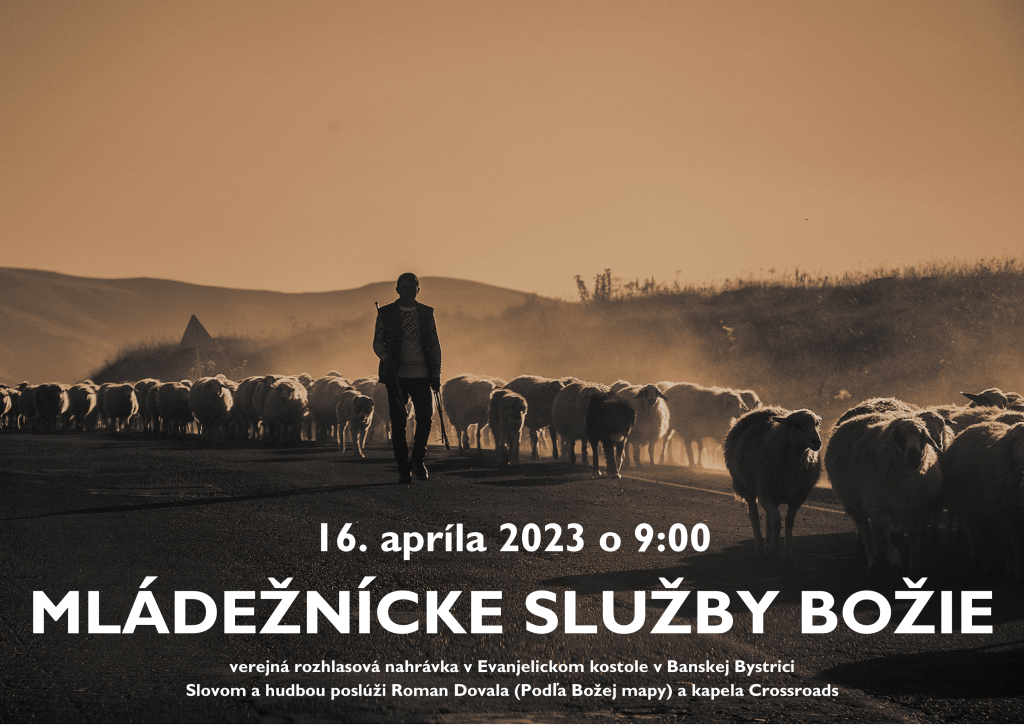 Pozvánka na Mládežnícke služby Božie (apríl 2023)