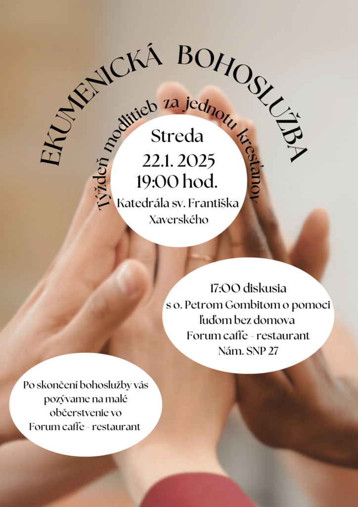 Týždeň modlitieb za jednotu kresťanov 2025